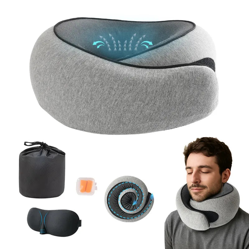 TravelNeeds U Shaped Travel Neck Pillow