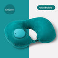 Inflatable neck pillow